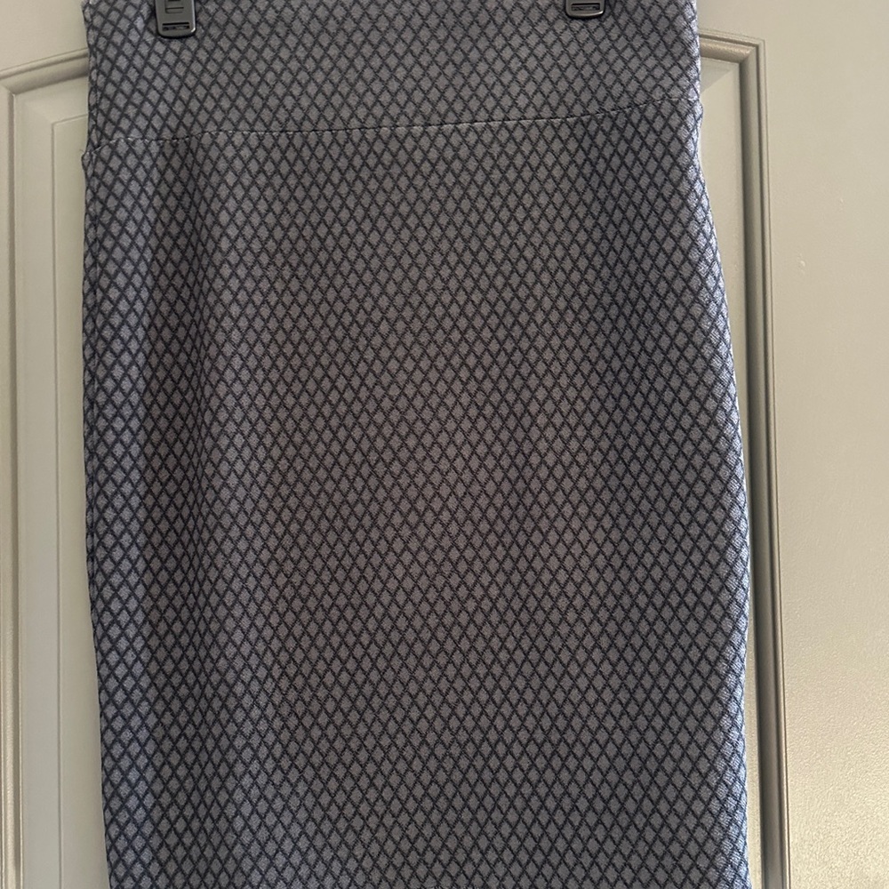 LuLaRoe Grey and Black Diamond Pencil Skirt